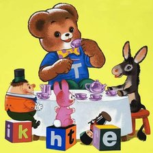 Схема вышивки «мишки»