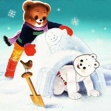 Схема вышивки «мишки»