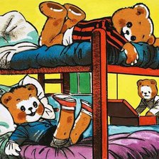 Схема вышивки «мишки»