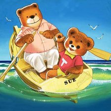 Схема вышивки «мишки»