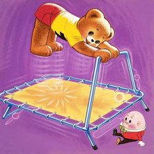 Схема вышивки «мишки»