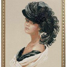 Схема вышивки «Бархатный вечер»