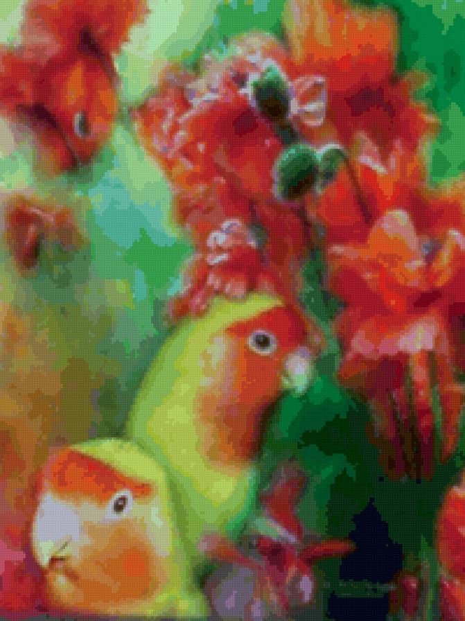 серия"Цветочная мистерия"Кэрола  Кавалариса - природа, цветы - предпросмотр