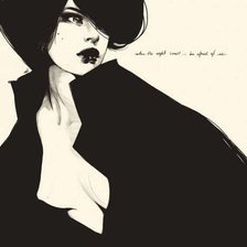 Схема вышивки «девушка»