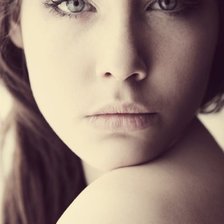 Схема вышивки «девушка»