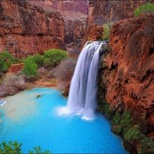 Схема вышивки «водопад»