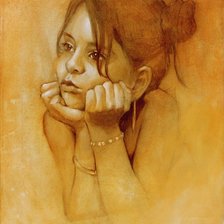 Схема вышивки «девочка»