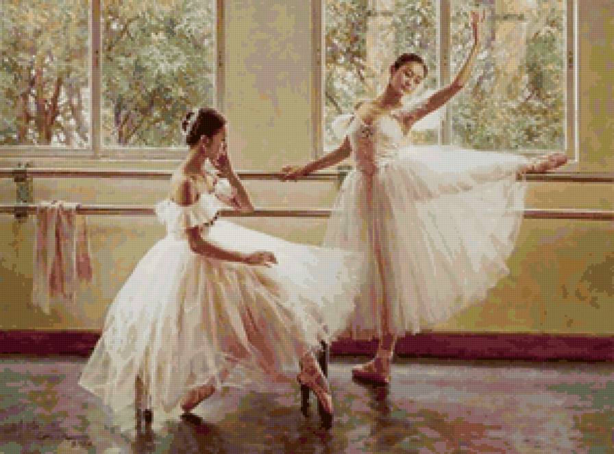 девушки - взгляд, чувства, тоска, лица, люди, девушка, балет - предпросмотр