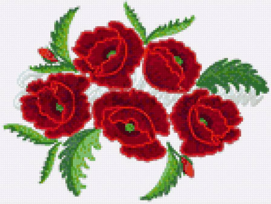 Маки - скатерть, цветы, скатерти и салфетки, маки, любимые маки - предпросмотр