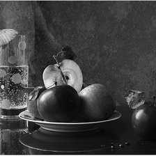 Схема вышивки «Черный натюрморт»