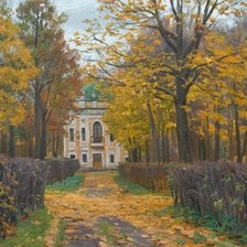 Схема вышивки «Серия "Пейзаж. Осень"»