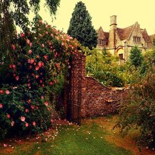 Схема вышивки «замок»