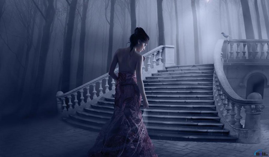 девушка - девушка, лица, взгляд, тоска, чувства, люди, фэнтези - оригинал