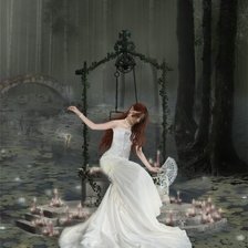 Схема вышивки «девушка»