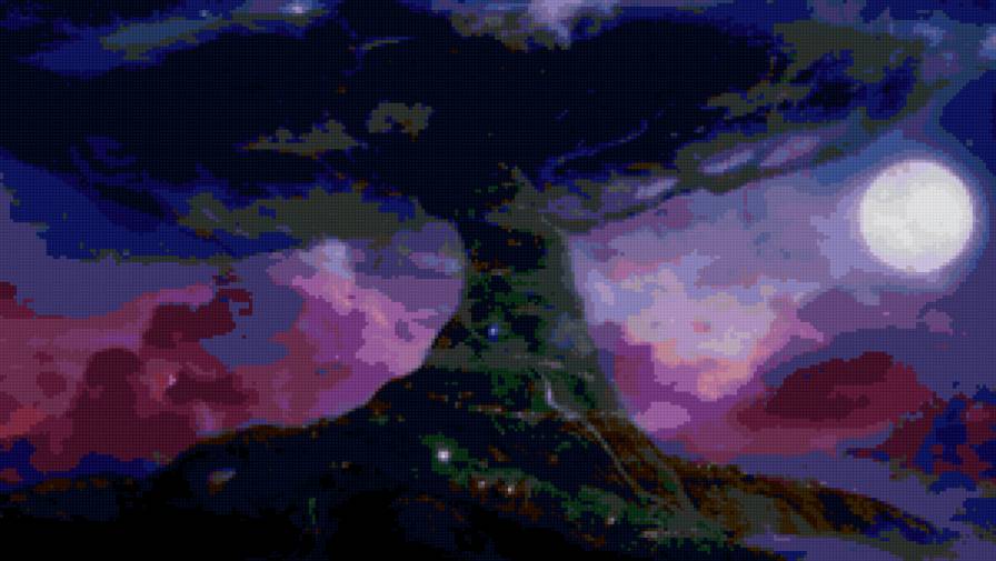 Дерево - дерево, фантастика, фентези - предпросмотр