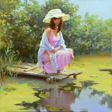 Схема вышивки «на берегу»