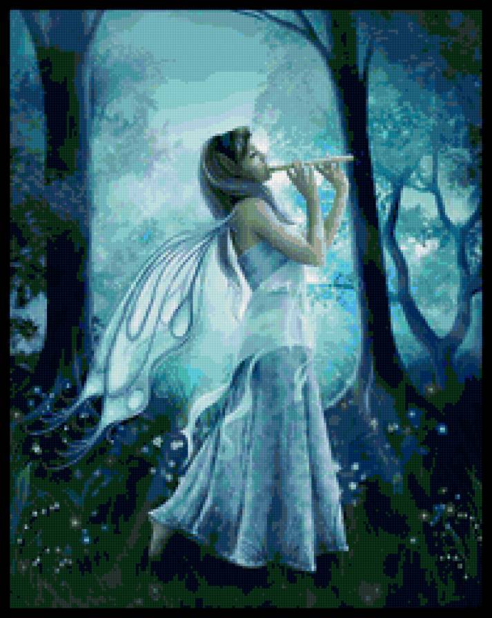 №28253 - девушка, живопись, искусство, люди, картина - предпросмотр