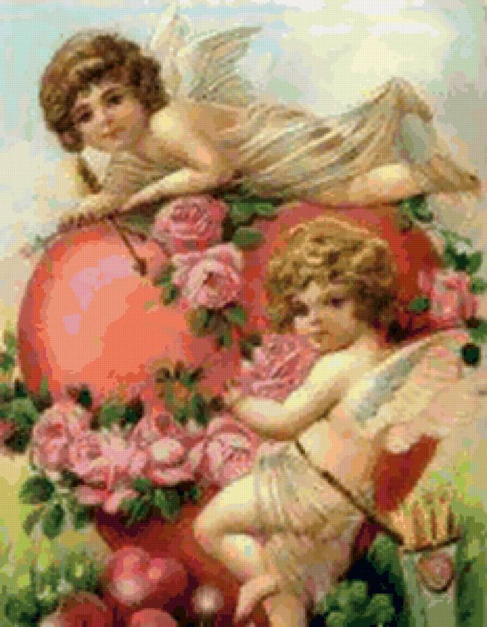 ангелы - картинка, ангел, ангелочки - предпросмотр