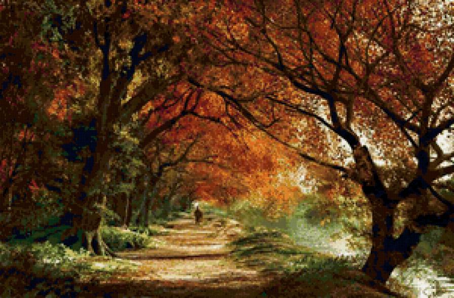 осень - картина, живопись - предпросмотр