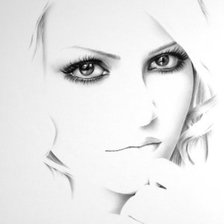 Схема вышивки «девушка»