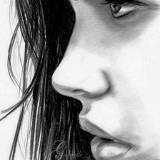 Схема вышивки «девушка»