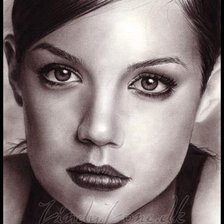 Схема вышивки «девушка»