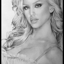 Схема вышивки «девушка»