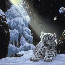 Схема вышивки «Серия "Большие кошки"»