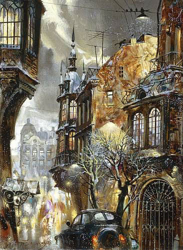 №28801 - городской пейзаж - оригинал