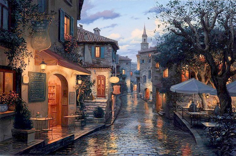 №28888 - городской пейзаж - оригинал