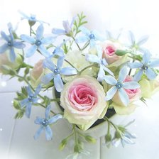 Схема вышивки «Цветы»