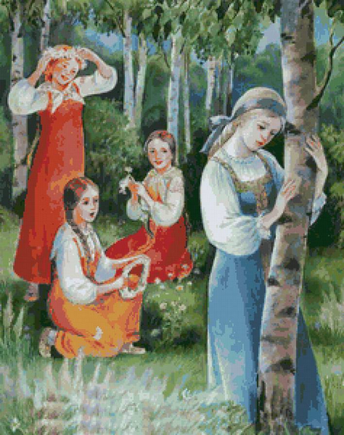 Снегурочка - девушка, сказка - предпросмотр