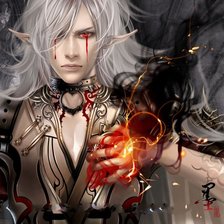 Схема вышивки «Кровавые слёзы»