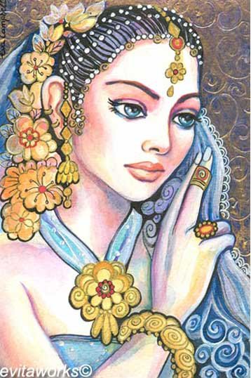 №29421 - дама, девушка - оригинал