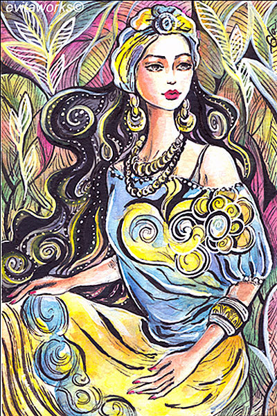 №29427 - девушка, дама - оригинал