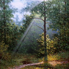 Схема вышивки «Полдень Потас»