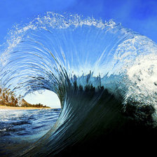 Схема вышивки «Волна»