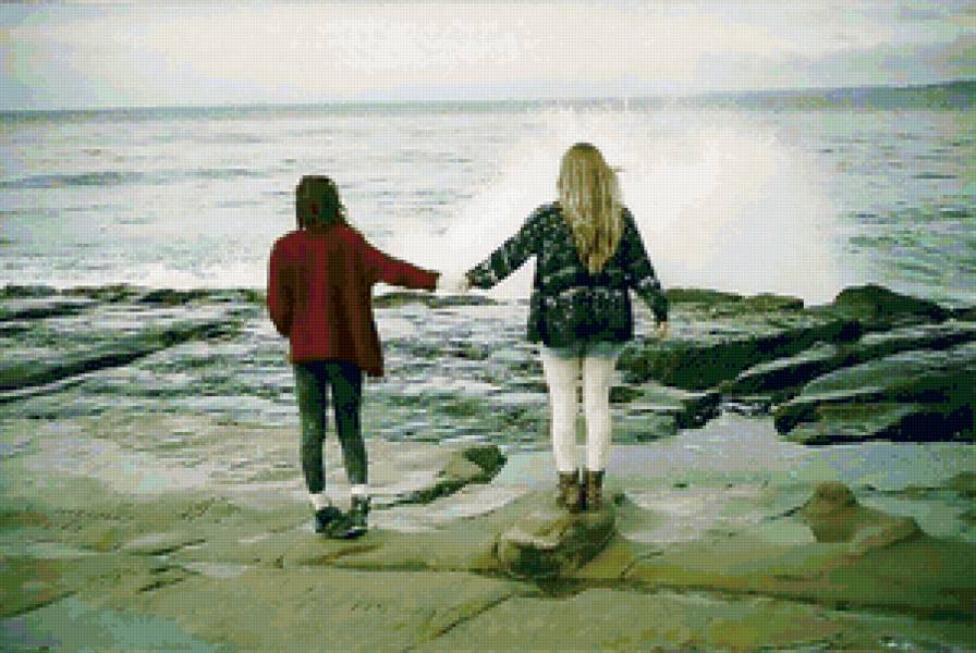 №29630 - девушки, море, дружба - предпросмотр