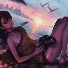 Схема вышивки «аниме»