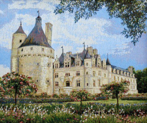 Замок весной - весна, замок, пейзаж - оригинал