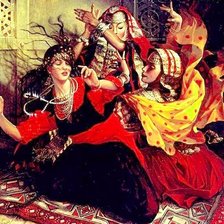 Схема вышивки «Восточный танец»