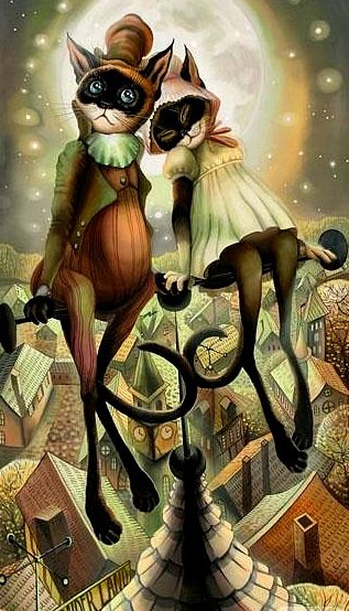 Романтика - детское.коты - оригинал