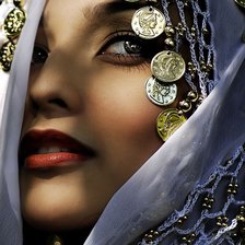 Схема вышивки «Взгляд»