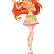 Схема вышивки «блум»