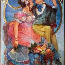 Схема вышивки «парочка»