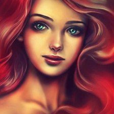 Схема вышивки «красавица»