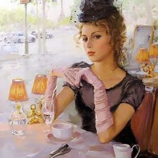 Схема вышивки «Утренний кофе»