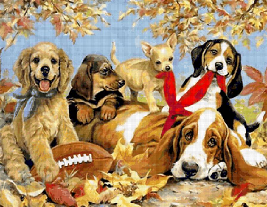 Дружная семейка - собака - предпросмотр