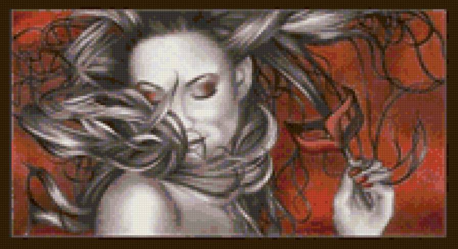 маска - лицо, люди, маска, девушка - предпросмотр