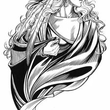 Схема вышивки «Дева эльфов»